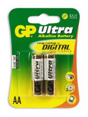 Батарейка GP Ultra Alkaline 15AU LR6 AA, 2 шт.
