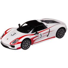 Машинка на радиоуправлении Rastar 70710 РORSCHE 918 Spyder белый